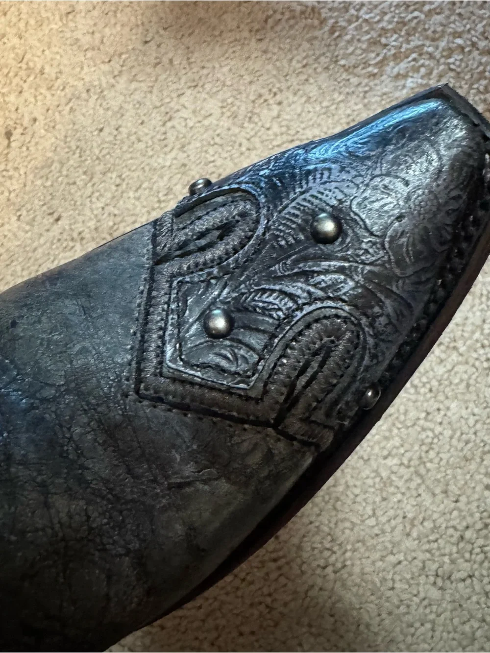 Corral Fringe Western Ankle Boots